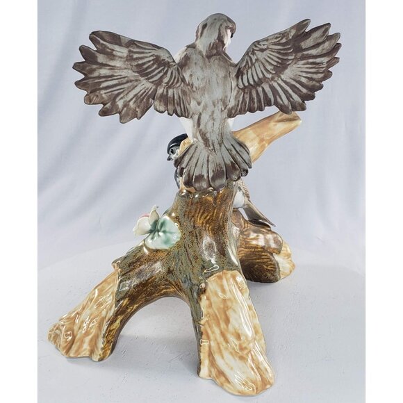 SP PS Spain Bird Figurine Vintage Handmade Chickadee Sparrow - Picture 3 of 6